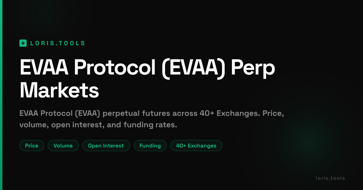 EVAA Protocol (EVAA) Perpetual Futures | Price, Volume, OI & Funding ...