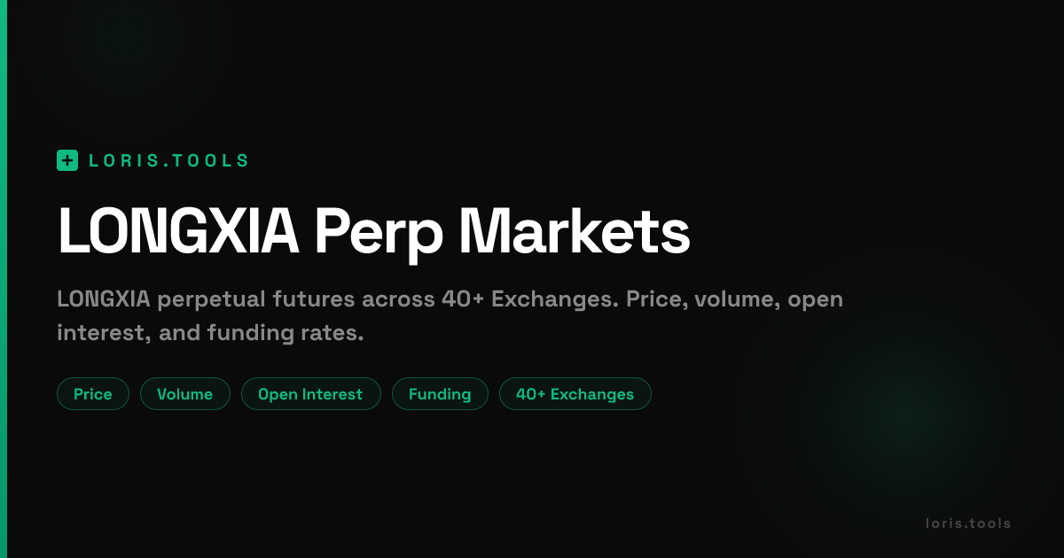 LONGXIA (LONGXIA) Perpetual Futures | Price, Volume, OI & Funding ...