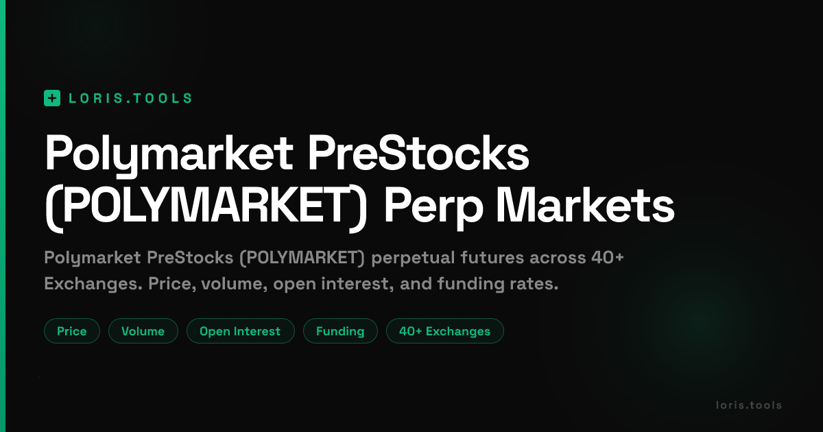 Polymarket PreStocks (POLYMARKET) Perpetual Futures | Price, Volume, OI ...