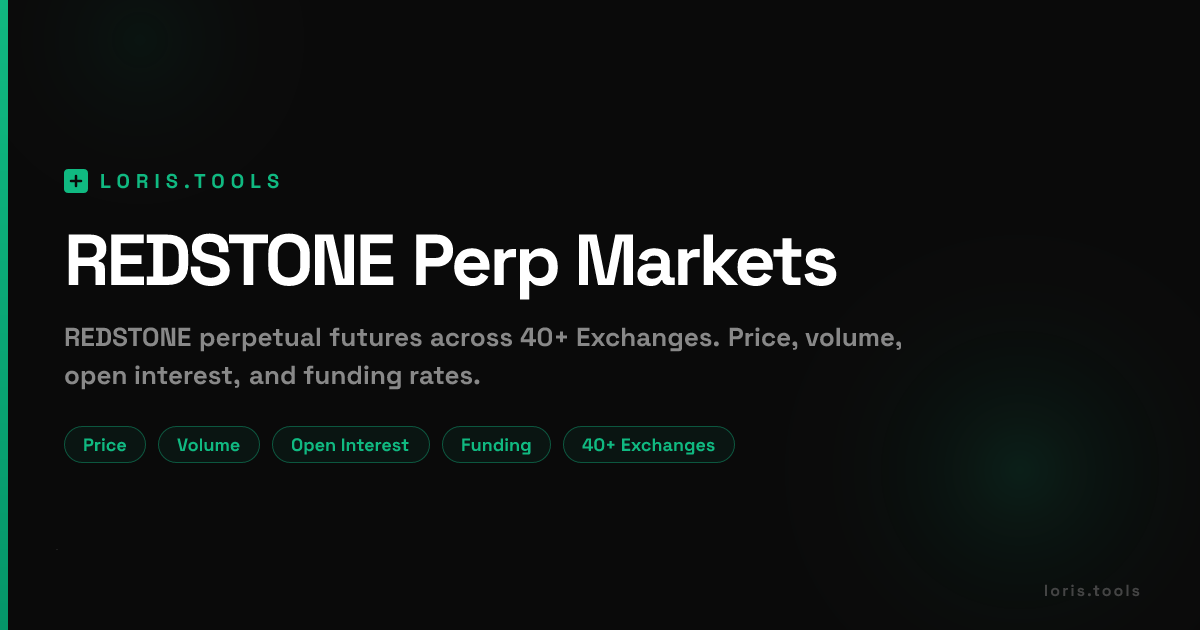 REDSTONE (REDSTONE) Perpetual Futures | Price, Volume, OI & Funding ...